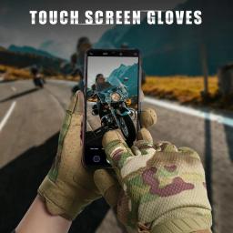 Luvas táticas do camo do dedo completo, esportes que trabalham, combate, airsoft, bicicleta, caminhadas, exterior, ciclismo, tiro, paintball, caça - Image 3