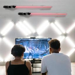Acrílico Lightsaber Wall Mount, espada titular, espadas transparentes, rack para armas de brinquedo - Image 2