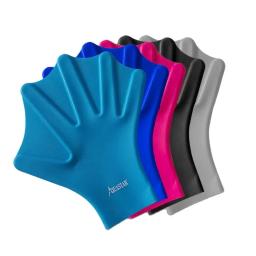 Soft Silicone Mergulho Webbed Luvas para Adultos e Crianças, 100% Silicone, Pás De Treinamento De Natação, Palma De Sapo, Auxílio De Natação - Image 1