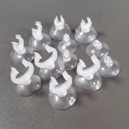 10 pçs copos de sucção do aquário tanque de peixes tubo de oxigênio clipe aberto fixação grampos titular para linha de ar mangueira aquecedor de aquário termômetro - Image 6