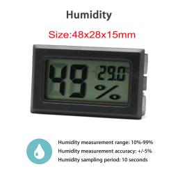 Alta precisão digital termômetro higrômetro medidor para répteis tartaruga terrário tanque de aquário acessórios temperatura umidade - Image 3