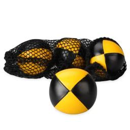Bola de malabarismo profissional para crianças, terno Net Set, bola de acrobacia, brinquedo educativo, esportes divertidos, Soft Pu, 3pcs - Image 2