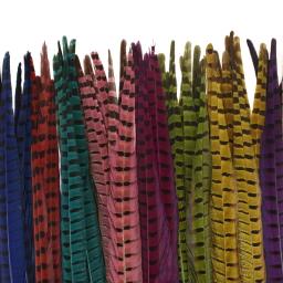 Penas de feisão naturais coloridas para artesanato, decoração de penas grandes longas, acessórios de carnaval decoração, atacado, 40 a 45cm - Image 4