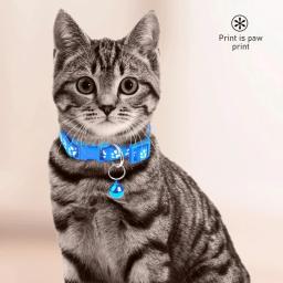 Coleira colorida para cães e gatos, padrão pequeno com sino, gravatas borboleta ajustáveis, faixa diy, suprimentos para animais de estimação, acessórios para cachorros - Image 2