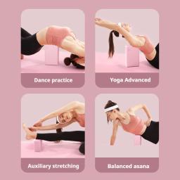 Tijolos de yoga treinamento exercício ferramenta fitness yoga reforço travesseiro almofada alongamento corpo moldar blocos ginásio tijolos espuma - Image 5