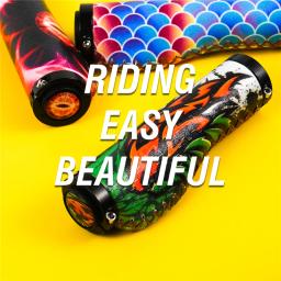 Punhos para bicicleta Cnc-mtb, feitos de silicone, antiderrapante, gel ergonómico, 22mm, acessórios de ciclismo - Image 2