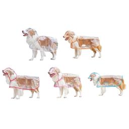 Casaco chuva para cães à prova d'água, casaco com capuz, ponchos, capa chuva com acabamento cores brilhantes B03E - Image 2