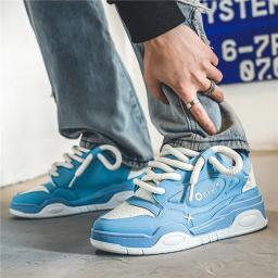 Sapatos de skate baixos para homens, tênis esportivos casuais, sapatos de plataforma, cesta de moda designer - Image 5