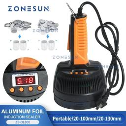 ZONESUN-Máquina De Vedação De Garrafas Eletromagnética Portátil, Selador De Indução Portátil, Tampa De Folha De Alumínio, Frasco De Plástico, ZS-DL800 - Image 1