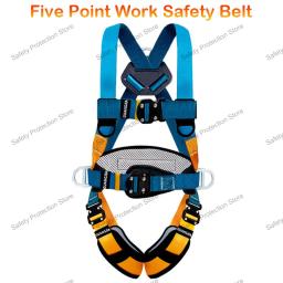 Five Point High Altitude Work Safety Harness Cinto De Segurança De Corpo Inteiro Treinamento De Escalada Ao Ar Livre, Construção Proteger O Equipamento - Image 1