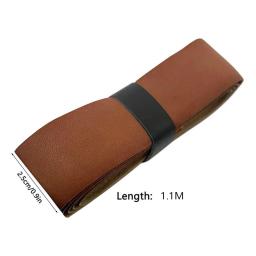 Profissional PU couro raquete de tênis, alça Grip substituição para Badminton raquete, couro, atacado, 1 peça - Image 5