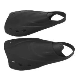 Ajustável unisex nadadeiras curtas natação, equipamento de mergulho profissional, snorkeling formação, tpr, 1 pair - Image 2
