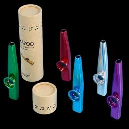 Kazoos de metal com caixa de armazenamento, bom companheiro para cavaquinho, violino, guitarra, piano, corpo de flauta de alumínio, 2 peças - Image 4