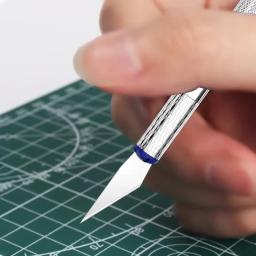 Escultura Metal Bisturi Faca, Faca Kit Ferramentas, Cortador De Papel De Madeira, Craft Pen, Gravura Suprimentos De Corte, DIY Stationery Utility Knife, 13pcs - Image 5
