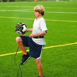 Treinador De Chute De Futebol Ajustável, Equipamento De Treinamento De Futebol, Treinamento Solo, Cinto Elástico, Suprimentos De Assistência Esportiva - Image 1