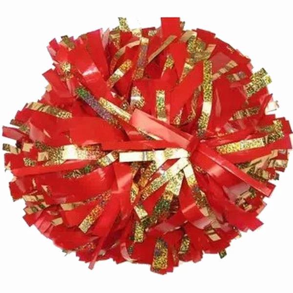 Cheerleader Pompons com Laser Wire, Seja brilho e ouro, 6 "Sports Pompons Suprimentos, cor pode livre combinação, 10pcs - Image 1