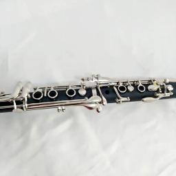 Fábrica orquestral baquelite niquelado, um instrumento clarinete - Image 6