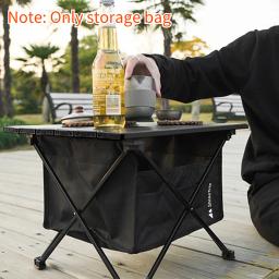 Mesa dobrável ShineTrip Saco de prateleira para armazenamento de itens diversos Piquenique Camping Churrasco Saco de armazenamento portátil Rack de mesa ao ar livre Bolso para pendurar - Image 1