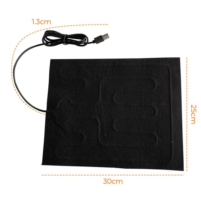 Tapete Aquecedor USB para Pets com Controle de Temperatura e 3 Níveis de Aquecimento para Conforto do Seu Cão ou Gato