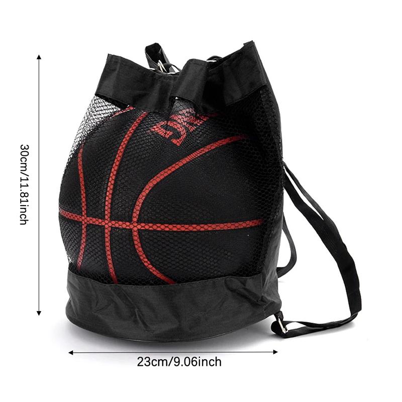 Malha de basquete portátil ao ar livre saco, futebol, voleibol, treinamento, fitness, treinamento, mochila, novo, 2024 - Image 1