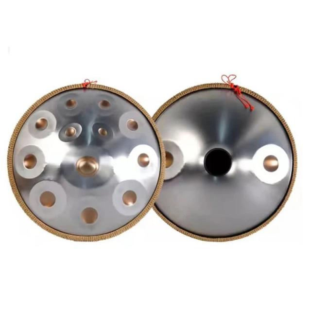 Aço Inoxidável Pan Drum de 22 Polegadas para Iniciantes com 14 Tons em 440Hz e 432Hz