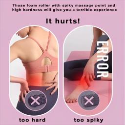 Rolo de massagem de espuma de diamante 3d, coluna oca de ioga, equipamento fitness para fisioterapia muscular e reabilitação esportiva - Image 2