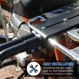 Rack de prancha portátil para Moto e Scooter, Surf Rack, Skimboard ajustável, Wakeboard, Wind Surfboard Carrier - Image 3