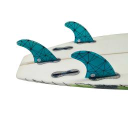 Prancha de surf UPSURF FCS 2 Fins Thruster Surf Fins G5/G7 Quilhas Fins Azul Médio/Grande - Image 5