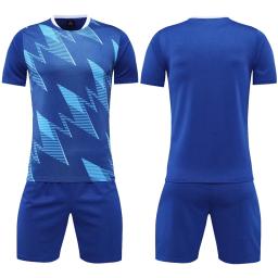 Camisas de futebol personalizadas masculinas, impressão personalizada, uniforme do futebol do menino, terno de treinamento, equipe esportes, treino de manga curta, 2 pcs - Image 2