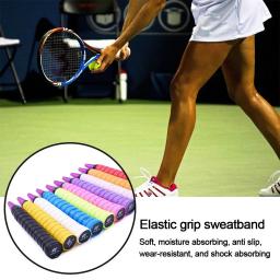 Fita antiderrapante suor Wraps, Sweatband espessado, Vara de pesca, Badminton e tênis Raquete Grip Wraps - Image 4
