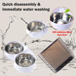 Alimentador automático para gatos com ou sem câmera Smart Auto Pet Bowl, App Controle Remoto, Dispenser de Alimentos, Grande Cão 5L, 1 Tigela, 2 Tigelas - Image 6