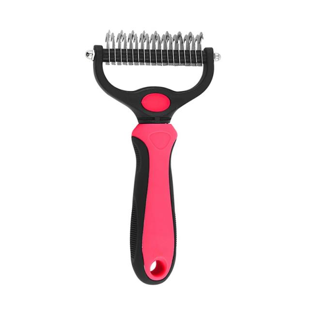 Escova Profissional Deshedding para Cães e Gatos - Removedor de Pelos e Cortador de Nós para um Grooming Eficiente