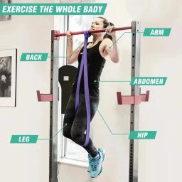 Faixa Power Fitness para Exercícios de Treino, Resistência ao Exercício, Elástico, Crossfit, Músculos Fortes, Equipamento de Ginástica, 208cm - Image 2