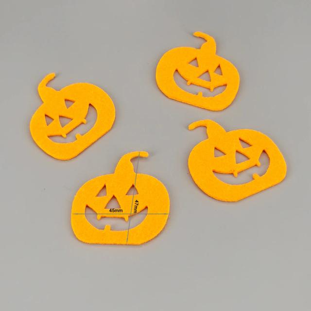 Patches de Tecido para DIY: 20 Peças de Halloween com Morcegos, Fantasmas e Abóboras para Sacos, Guirlandas e Decoração de Festa