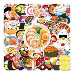 10/50 pçs dos desenhos animados sushi adesivo conjunto comida japonesa adesivos para diário planejador diy artesanato scrapbooking diário notebook portátil - Image 5