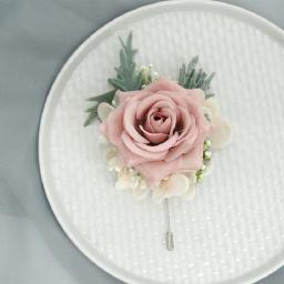 Corsage Boutonniere e Pulso, Suprimentos Do Casamento, Simulação Floral, Celebração De Negócios, Abrindo Convidados, Pasta De Talão - Image 2