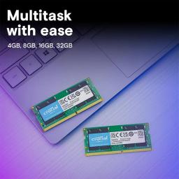 Crucial DDR4 RAM 16GB 32GB 4GB 8GB 3200MHz 2133 2400 2666MHz Memória para laptop SODIMM PC4-25600 21300 19200 17000 para Intel e AMD - Image 5