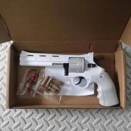 Mecânica contínua Firing Revolver Toy Gun, Pistola lançador automático, bala de dardo macio, CS arma ao ar livre para criança e adulto, ZP5 357 - Image 2