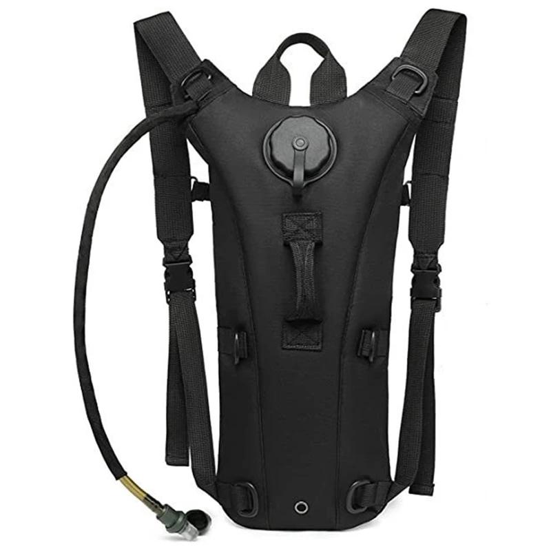 Mochila de hidratação tática à prova d'água com bexiga de 3l, bolsa de água para esportes ao ar livre, para corrida, ciclismo, turismo e acampamento - Image 1