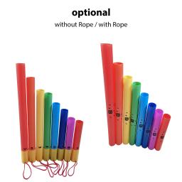 Kit Tubo De Som Musical, Instrumento De Percussão, Tubo De Som, Conjunto Colorido, Presente De Aniversário, 8 Tons, 8Pcs - Image 4