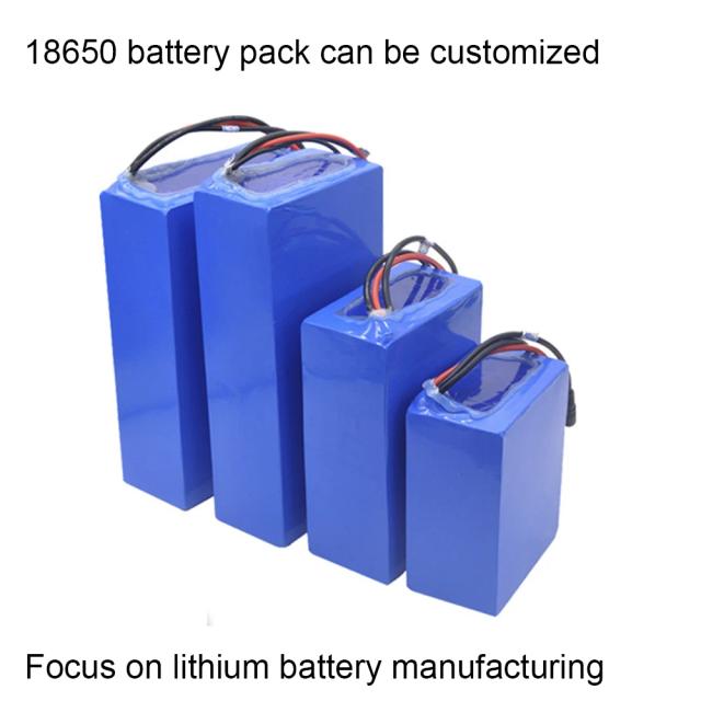 Solução Completa de Bloco Personalizado para Baterias de Li-Ion com BMS e Carregador: 12V a 72V e Capacidades de 10AH a 60AH, Compatível com Células 18650/21700