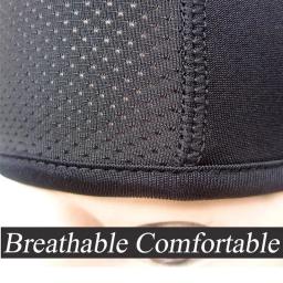 Chapéu de capacete de ciclismo de secagem rápida boné interno motocicleta balaclavas capacete interno suor wicking chapéu para homens mulheres esportes chapéu bonés - Image 6