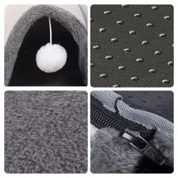 Brinquedo interativo do jogo para o animal de estimação, túnel do gato, cama dupla do uso, furões, coelho, túneis internos, casa do gatinho, treinamento, elipses, ninho - Image 6