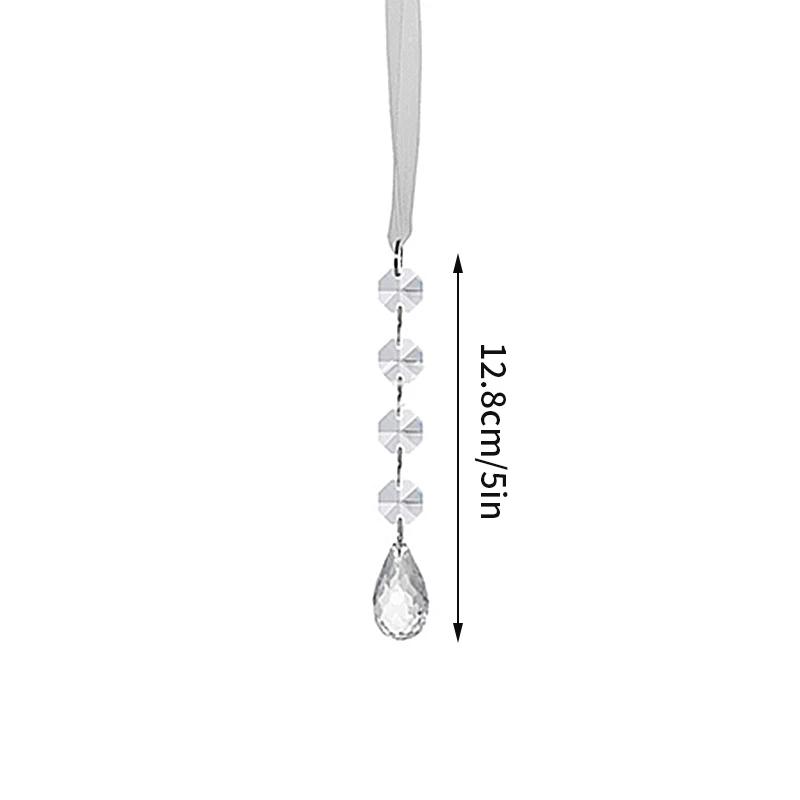 Cristal Decorações De Natal, Floco De Neve De Acrílico, Gota De Sincelo Ornamentos, Decoração De Pendurado De Árvore De Natal, Festa De Ano Novo - Image 1