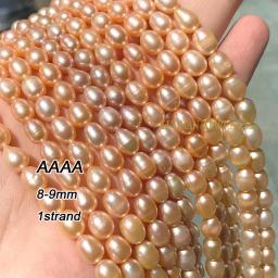 Fine Freshwater Pearls para Fazer Jóias, 100% Natural, AAAA, Forma do Arroz, Spacer Beads, DIY Pulseira, Brincos Acessórios, Loose - Image 6