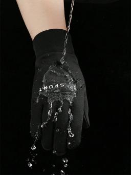 Luvas externas à prova de vento e à prova d'água, tela sensível ao toque, ponta dos dedos do polegar e índice, luvas quentes para corrida, ciclismo - Image 3