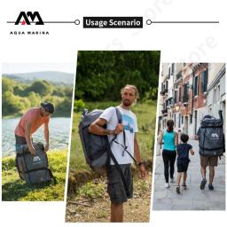 Acessórios dos esportes aquáticos do tamanho do curso s/m da trouxa do zíper da marina do aqua/canoa apropriados para armazenar caiaques para 2-3 pessoas - Image 6