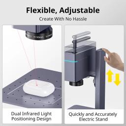 Máquina Gravadora a Laser, Laserpecker, Metal, Plástico, Portátil, Gravação a Laser Portátil, 10kW, Bluetooth 5.0, 4k, LP3 - Image 4