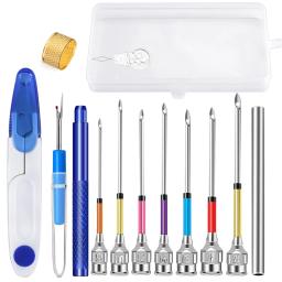 Bordado Stitching Punch Needle, Cutucar Ferramentas Cross Stitch, Agulha De Tricô, Arte Artesanal, Agulhas De Costura, Acessórios DIY - Image 1