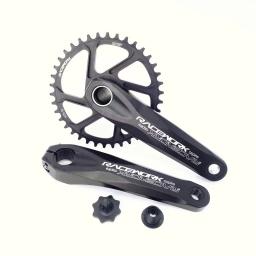 Racework manivela liga de alumínio oco integrado 170mm 175mm 32 34 36 38t roda dentada com suporte inferior mountain bike pedaleira - Image 3
